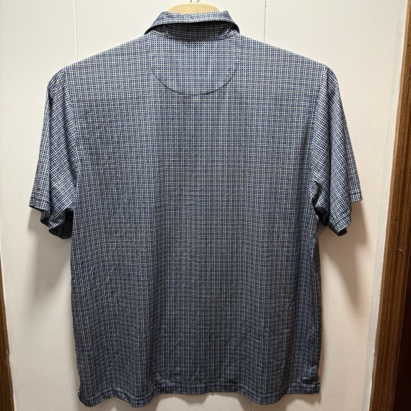 Donald Ross Shirt Men's Size XXL Gingham Check Short Sleeve‎ Performance Stretch - Picture 6 of 6